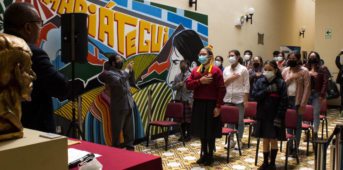 Imágenes de la Premiación de ayer del IV Concurso Nacional Escolar: Bicentenario 2021