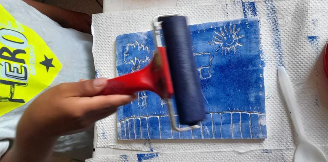 Taller presencial en la Capilla Cristo de la Paz AAHH José Carlos Mariátegui.