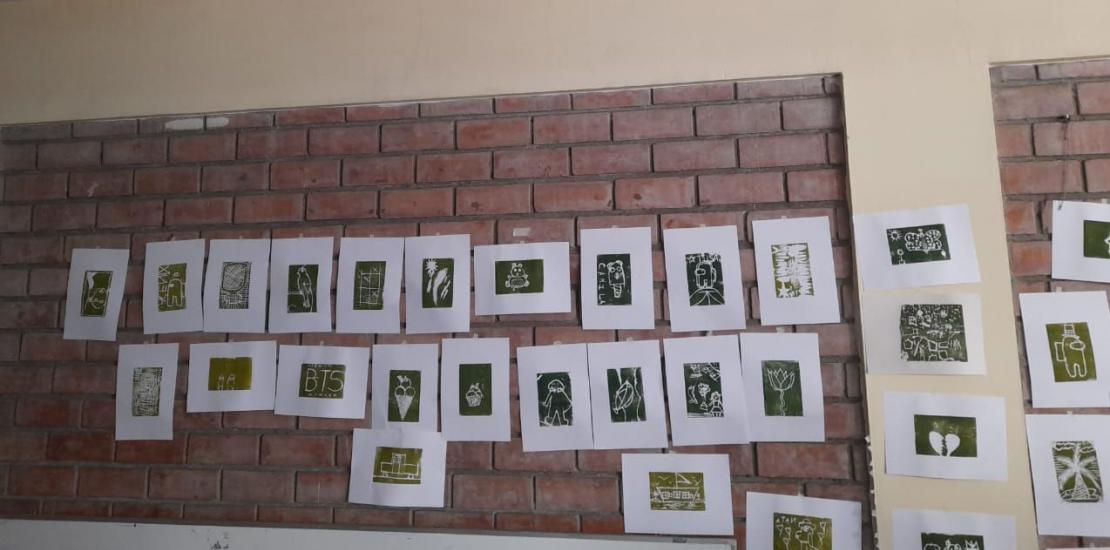 Taller presencial en la Capilla Cristo de la Paz AAHH José Carlos Mariátegui.