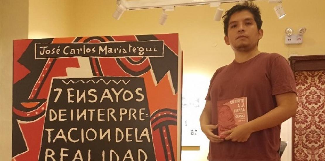 Raúl Álvarez, quien nos visitó entre la tarde y la noche del jueves 9 de marzo, en el Auditorio del MJCM.