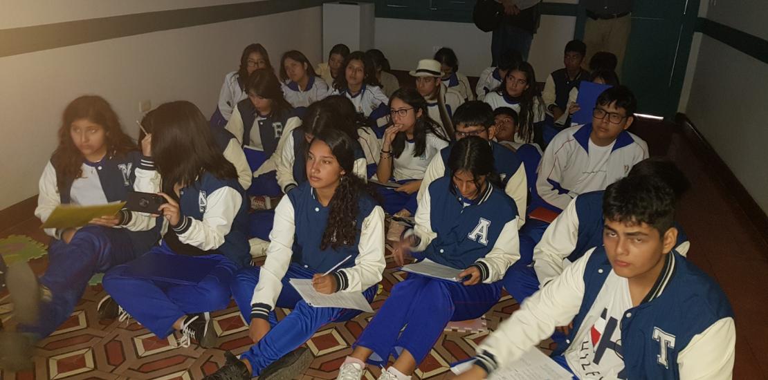 visita de la I.E. Mariscal Toribio de Luzuriaga de Olimpo-Ate