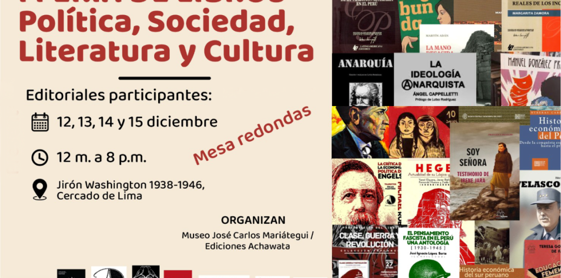 I Feria de libros política, sociedad, literatura y cultura