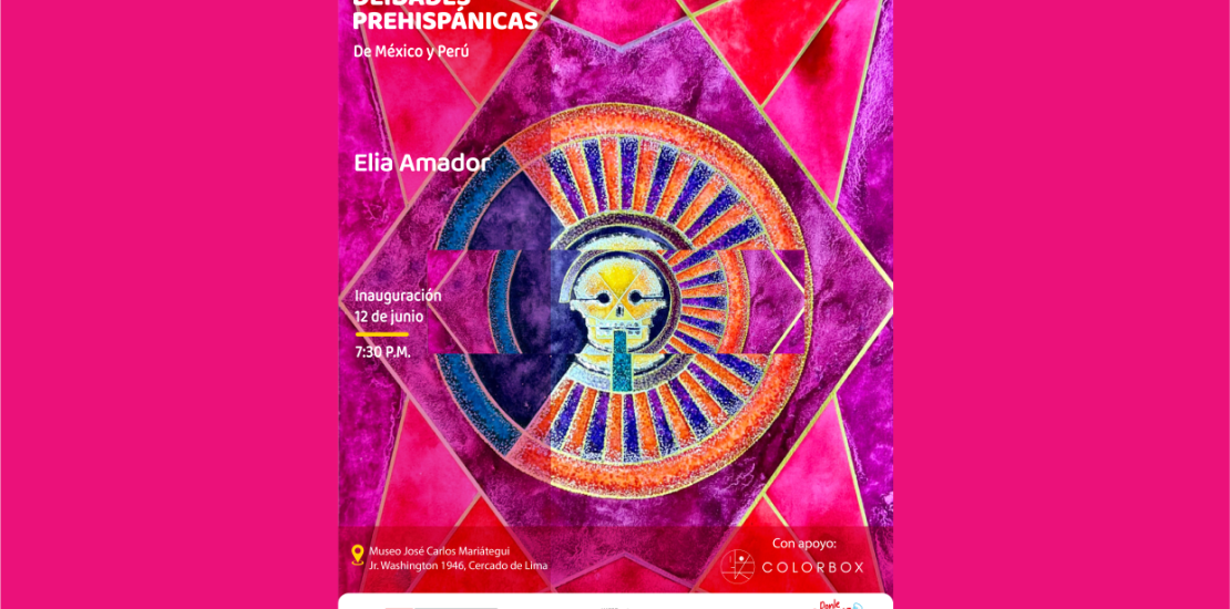 Exposición DEIDADES PREHISPÁNICAS de México y Perú de la artista Elia Amador