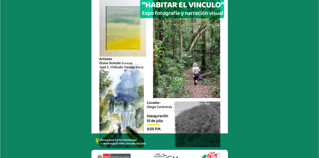 Exposición HABITAR EL VÍNCULO fotografía / historieta de Éloïse Boitelle y José Carlos Chihuán Trevejo.