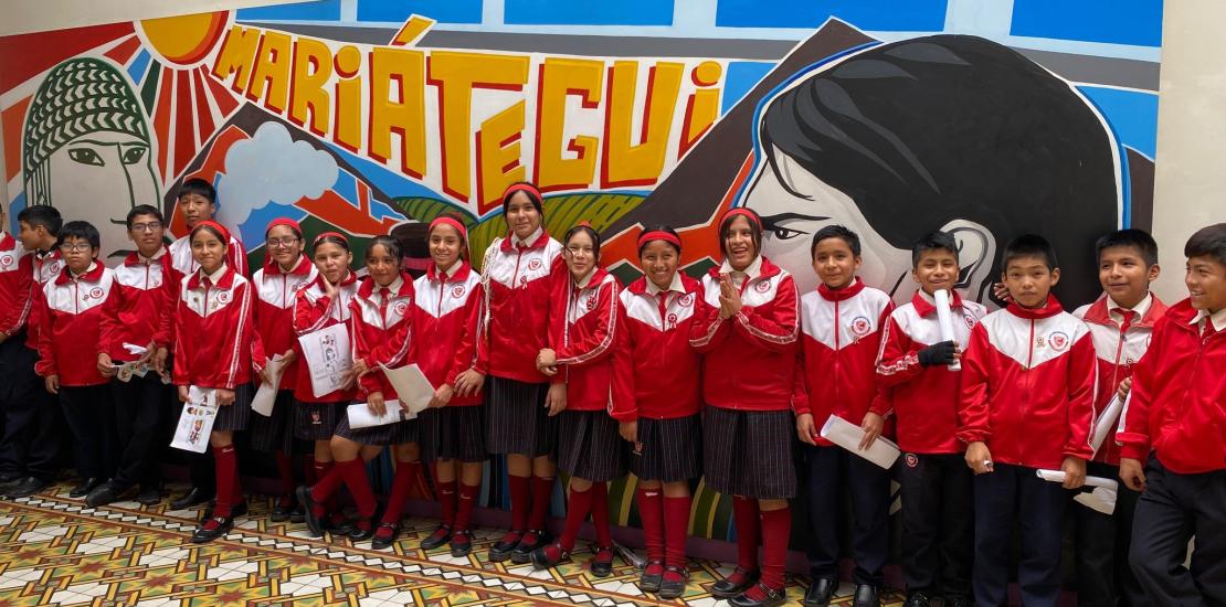 Visita de estudiantes de 1.º de secundaria de la I.E.P. “Ciencias” de San Juan de Lurigancho.