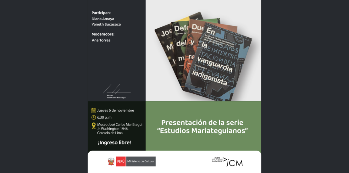 Presentación de la serie "Estudios Mariateguianos