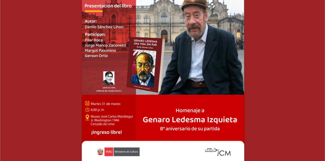 Homenaje a Genaro Ledesma Izquieta. 8° aniversario de su partida