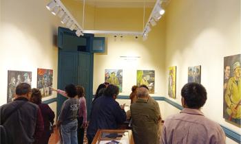 Exposición José Carlos Mariátegui “la fuerza de la vida” del artista plástico Andrés García Valenzuela.
