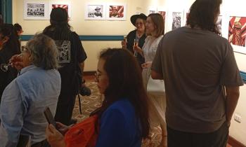 Inauguración de la exposición Puentes Visuales Geometría en Tránsito de la fotógrafa rusa Tatiana Lashkova