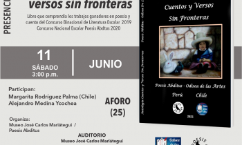 Presentación del libro: Antología cuentos y versos sin fronteras.