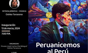 Exposición "Peruanicemos al Perú" del artista plástico Oshka Tarazona