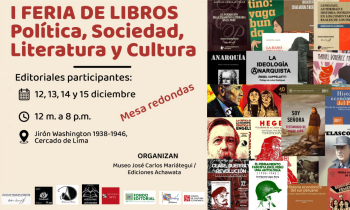 I Feria de libros política, sociedad, literatura y cultura