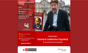 Homenaje a Genaro Ledesma Izquieta. 8° aniversario de su partida